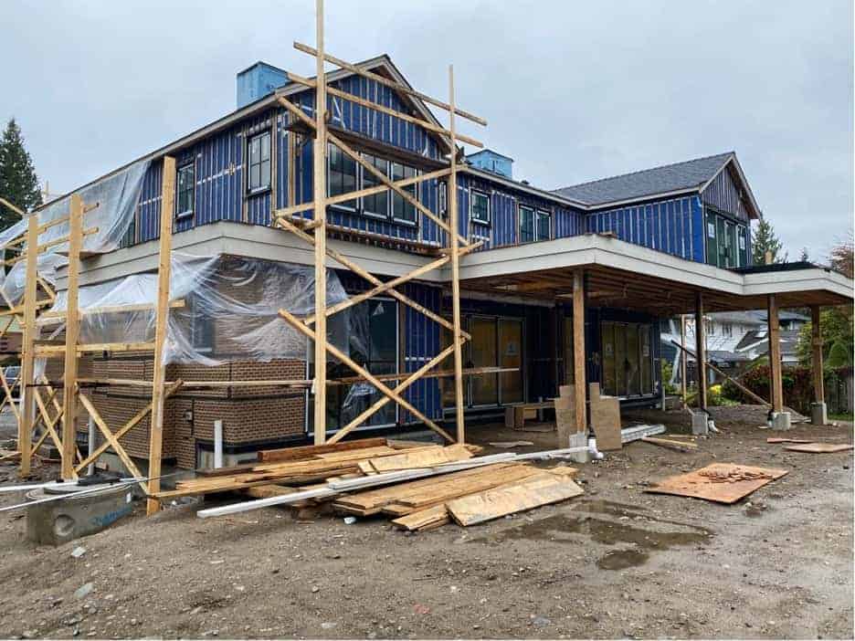 Using Siga Home Wrap instead of conventional Home Wrap at our Marigold project