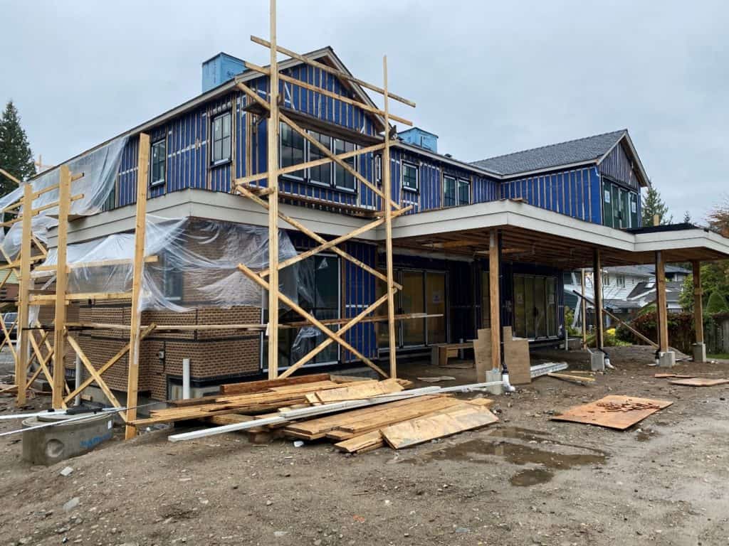 Detail – bulkhead framing « home building in Vancouver