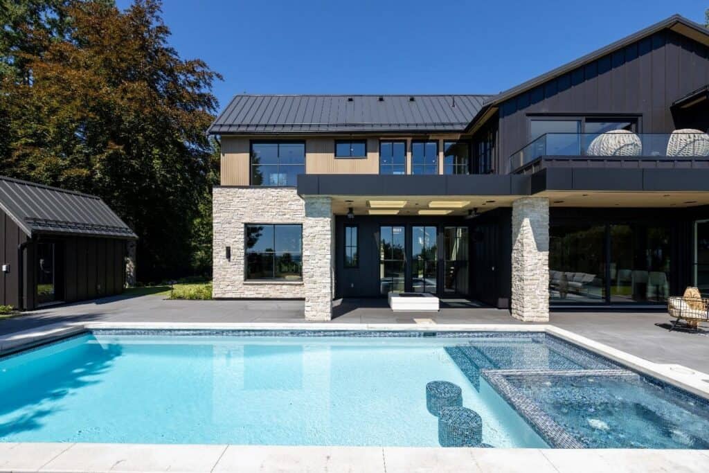 West Vancouver Custom Home - Poolside