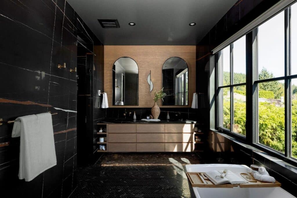 West Vancouver Custom Home Bathroom