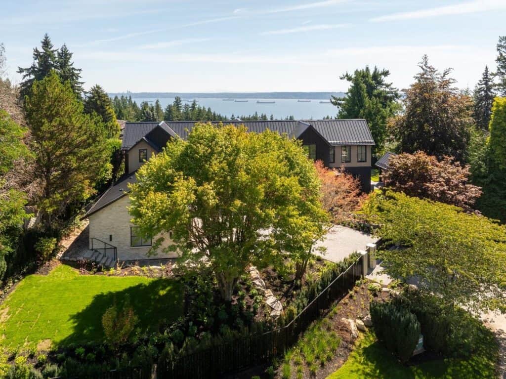 West Vancouver Custom Home - street view