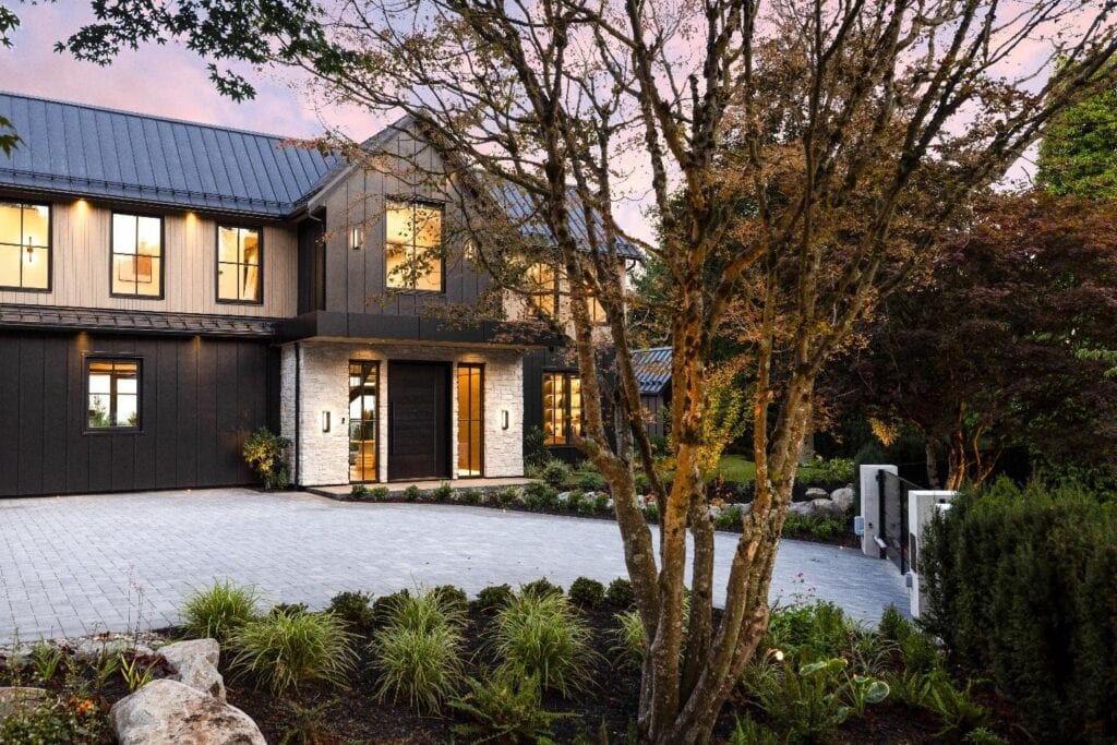 West Vancouver Custom Home Frontage